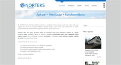 Desktop Screenshot of norteks.lv