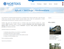 Tablet Screenshot of norteks.lv